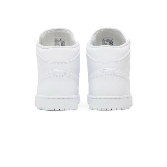 Air Jordan 1 Mid “TripleWhite” Men’s Size 9 - Picture 2 of 5